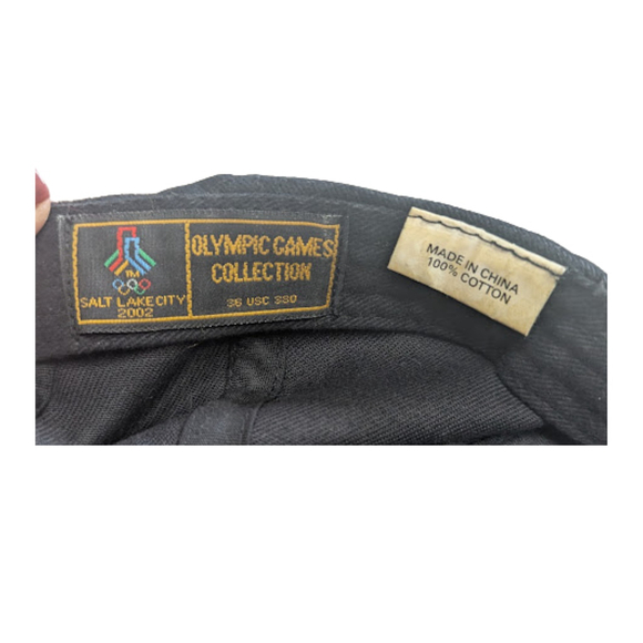 Salt Lake 2002 Olympic Games Black Dad Hat – Vintage Y2K Sports Collectible - Picture 6 of 6